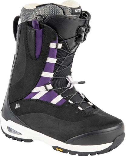Nitro BIANCA TLS+ BOOT´25 DAMEN Snowboard Boots BLACK-PURPLE