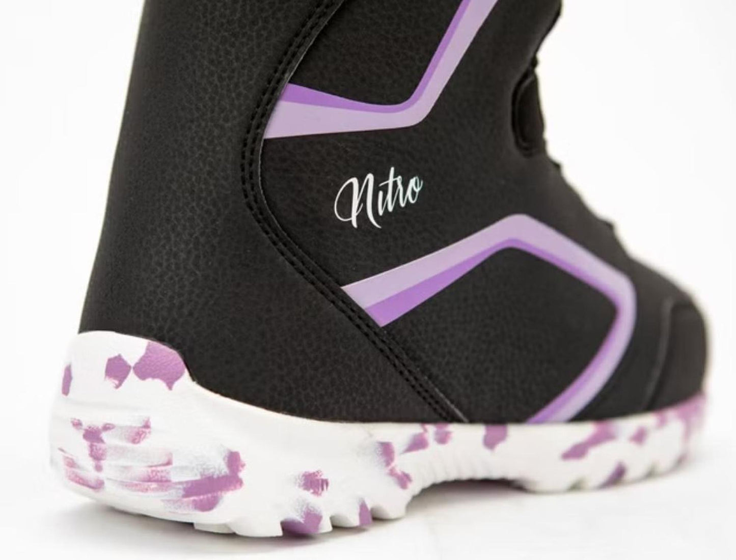 Nitro Droid BOA Blk-Purple-White Kinder Snowboardboot Kinder