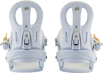 Nitro RYTHM Damen Snowboard Bindung WHITE GOLD