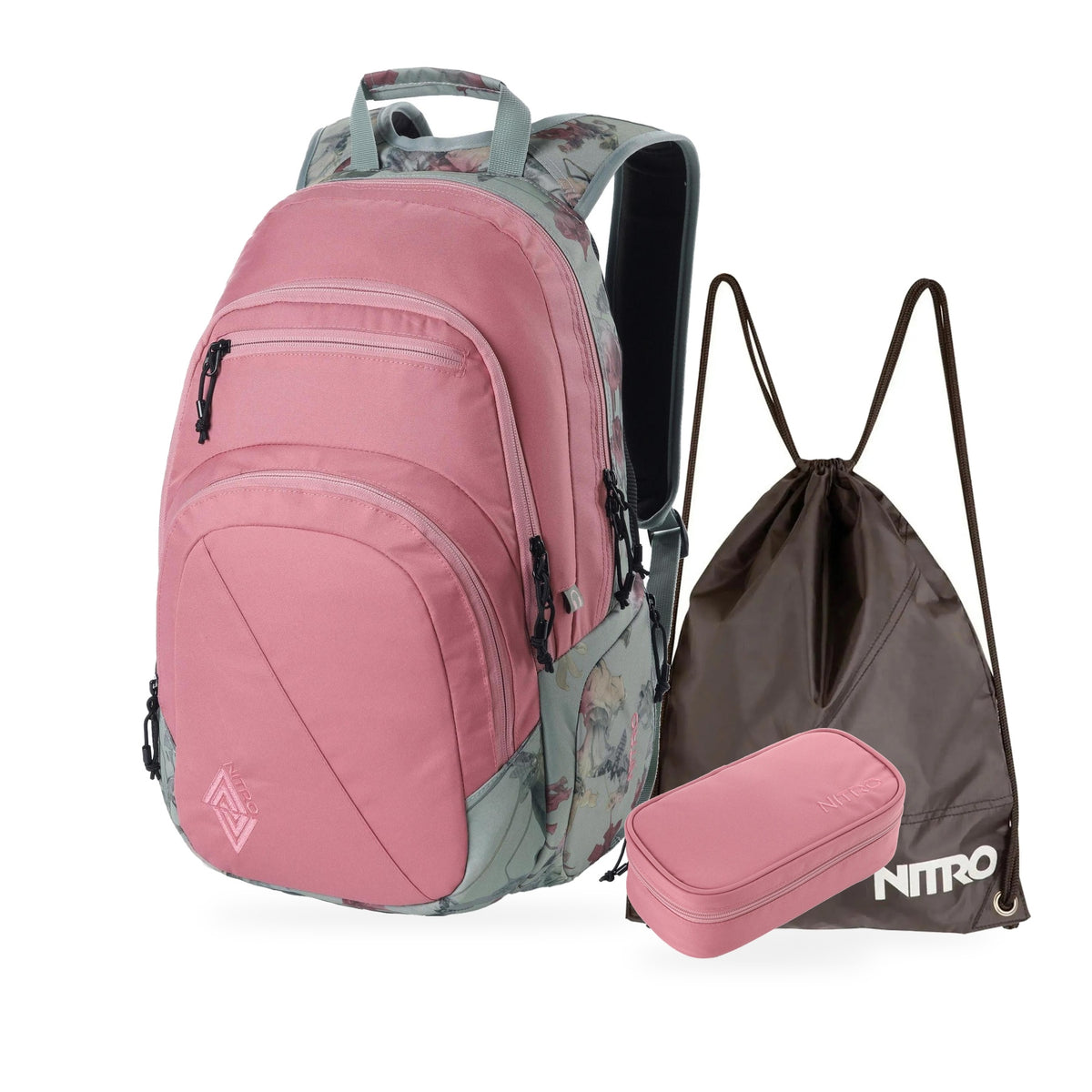 Nitro Complete School Set Stash 29 Woodrose – 3-teilig – alle Setbestandteile gemeinsam