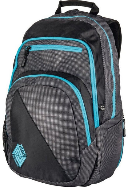 Nitro Stash 29L Rucksack mit 15 Zoll Laptoptasche BLUR BLUE-TRIMS