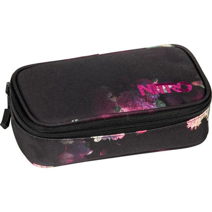 Nitro Pencil Case XL Federmäppchen für Schule Black Rose Federmappe Mäppchen Schlampermäppchen Faulenzer-Nitrobags-Shop