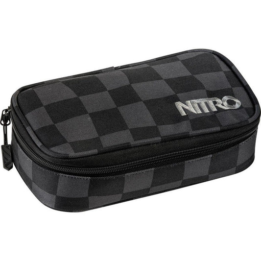 Nitro Pencil Case XL Federmäppchen für Schule Black Checker