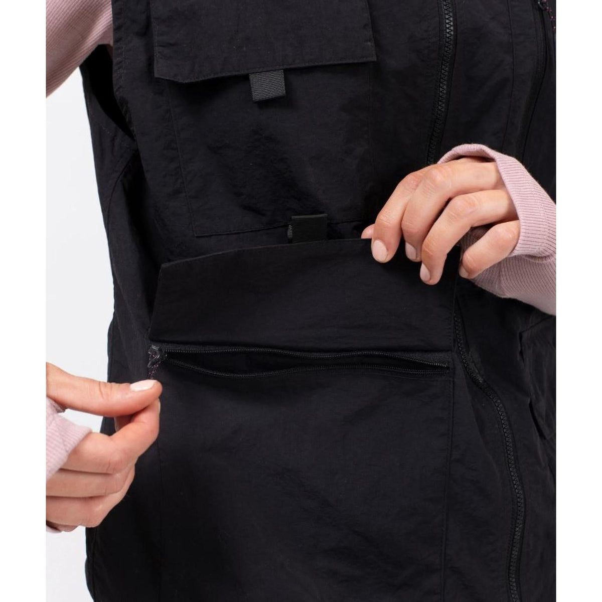 Eivy Windbreaker Utility Vest Damen Weste - Black-Nitrobags-Shop