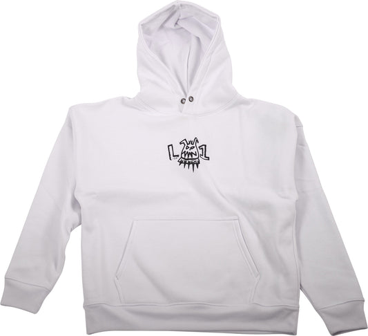 L1 Dog Pullover Hoodie WHITE