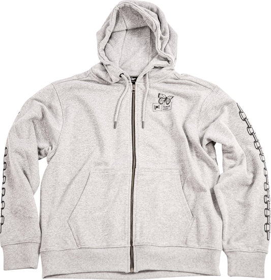 L1 Julia-Campbell Zip Hoodie HEATHER GREY