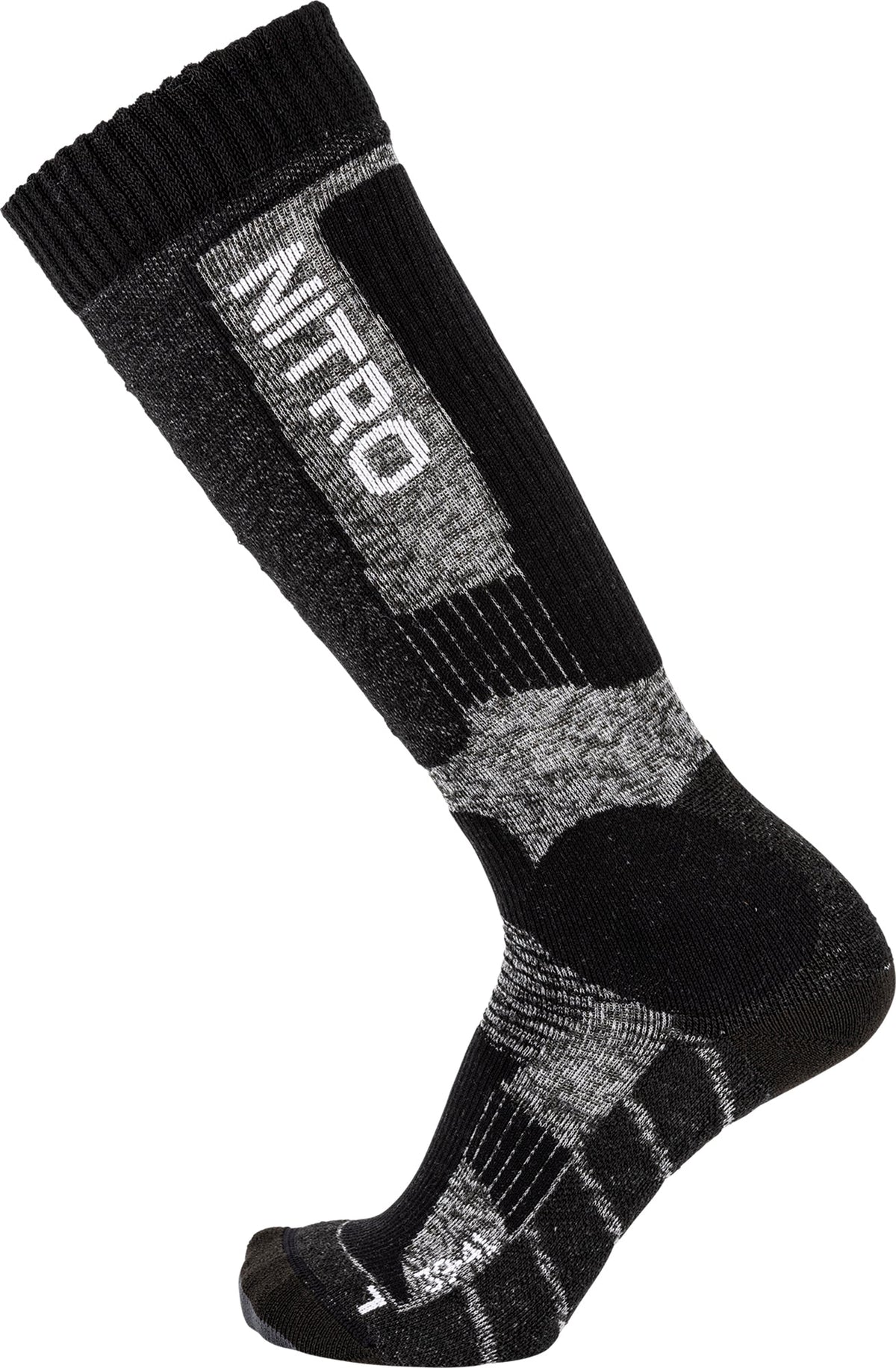 Nitro CLOUD 8 UNISEX SOCKS BLACK/GREY