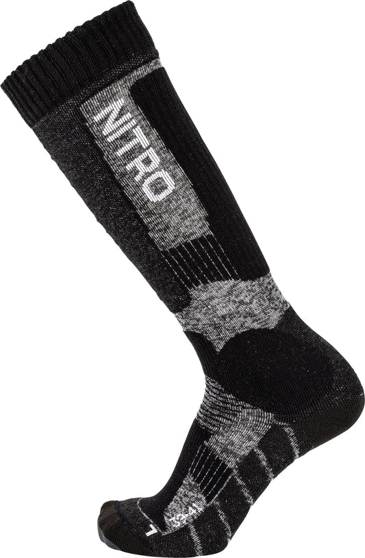 Nitro CLOUD 8 UNISEX SOCKS BLACK/GREY