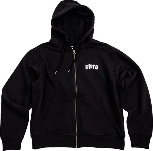 Nitro Quiver Zip Hoodie BLACK