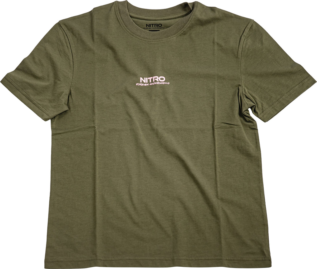 Nitro Logo T-Shirt Womens CYPRESS
