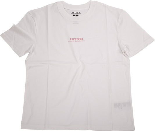 Nitro Logo T-Shirt Womens WHITE
