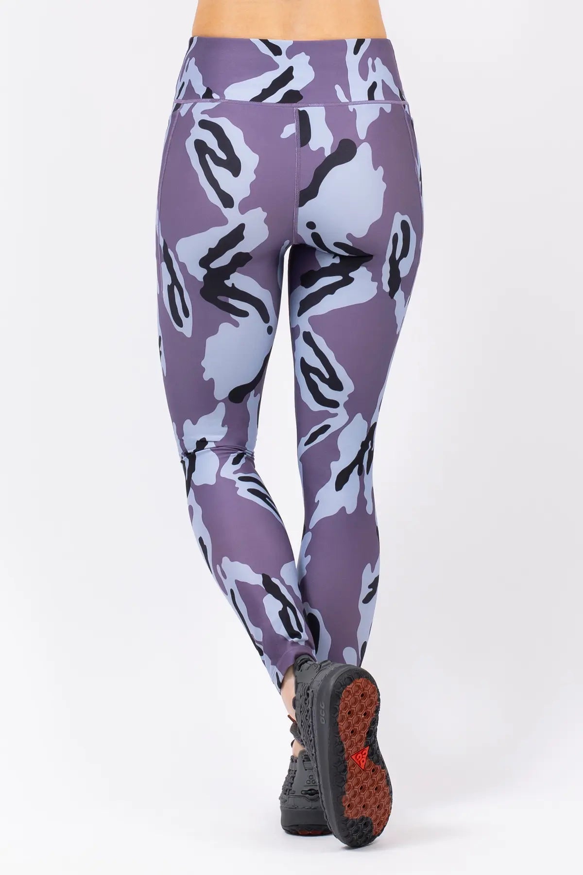 Eivy Pocket Tights - Purple Stray – Rückansicht