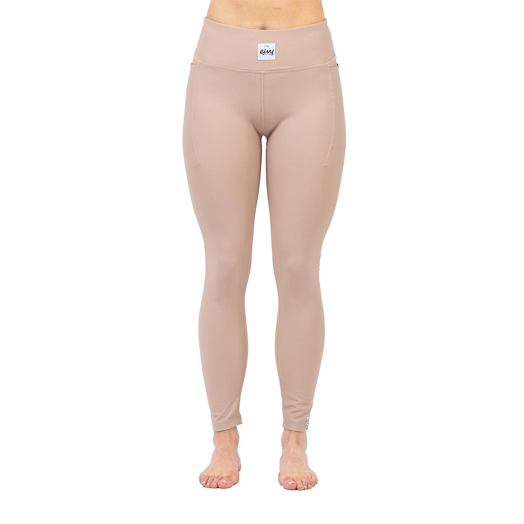 Eivy Damen Pocket Rib Tights – Sand