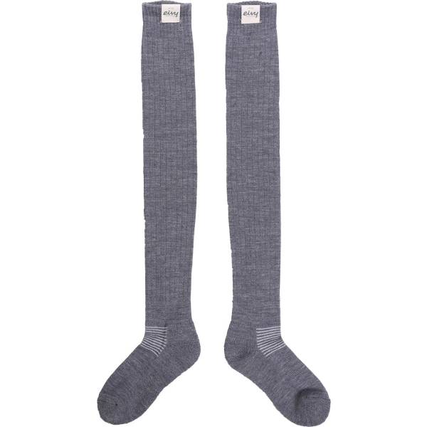 Eivy Rib Overknee Wool Socks Damen Ski- / Snowboard Socken Grey Melange