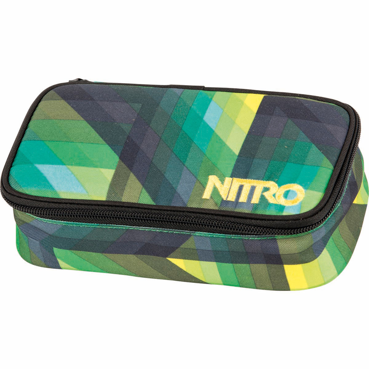 Nitro Pencil Case XL Mäppchen Geo Green | Nitrobags Shop | Federmäppchen