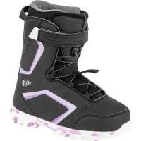 Nitro Droid QLS 22 Kinder Snowboard Boots Blk-Purple-White