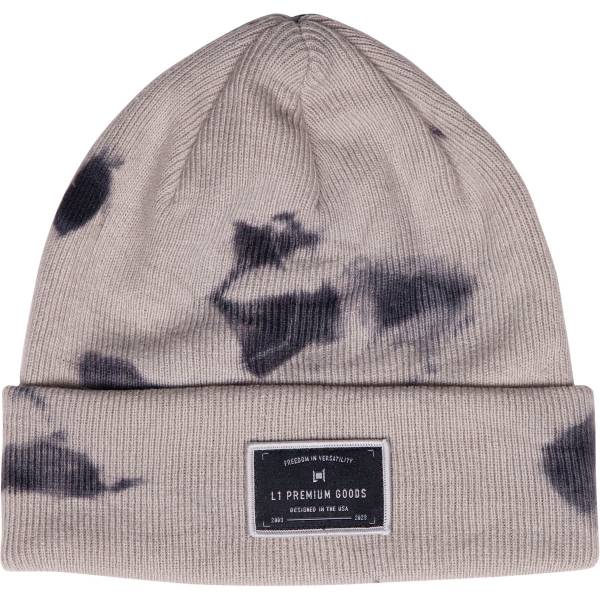 L1 Washed Out Beanie Hat Ghost