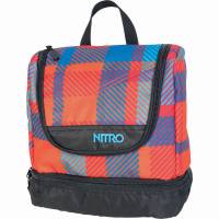 Nitro Travel Kit Washbag Plaid Red Blue