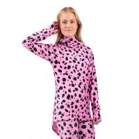 Eivy Icecold Gaiter Top Funktions Shirt Pink Cheetah