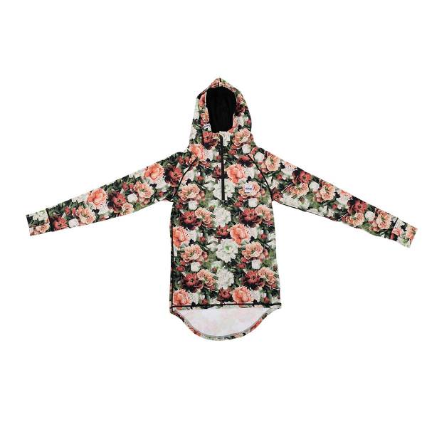 Eivy Icecold Zip Hood Funktions Shirt Autumn Bloom