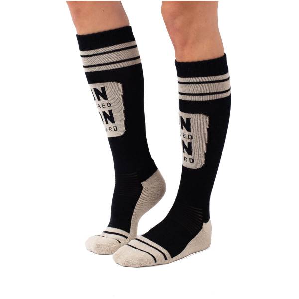 Eivy League Wool Socks Damen Ski- / Snowboard Socken Black &amp; Offwhite