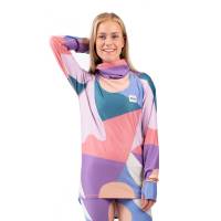 Eivy Icecold Gaiter Top Funktions Shirt Abstract Shapes
