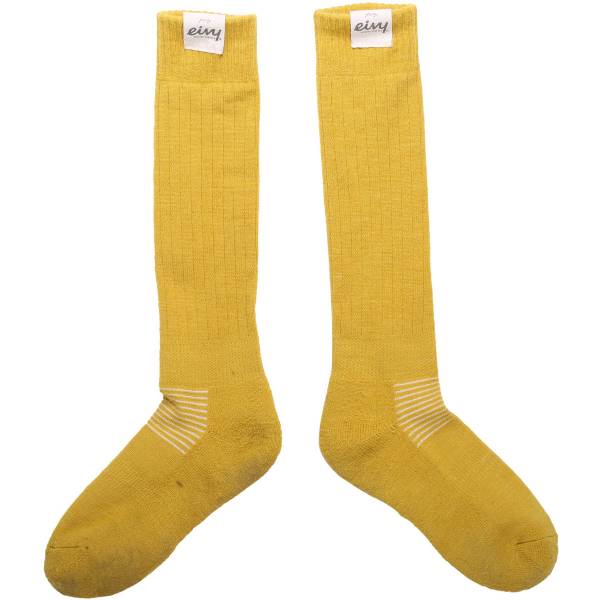 Eivy Rib Underknee Wool Socks Damen Ski- / Snowboard Socken Mustard