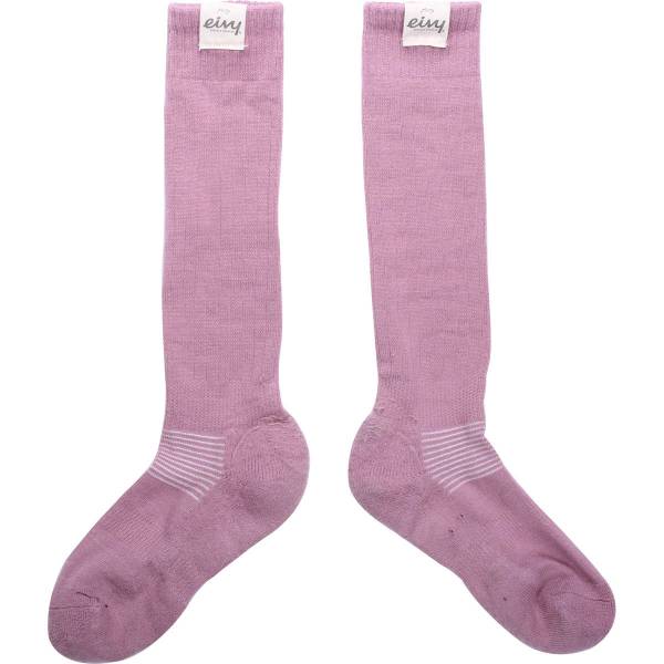 Eivy Rib Underknee Wool Socks Damen Ski- / Snowboard Socken Dusty Pink