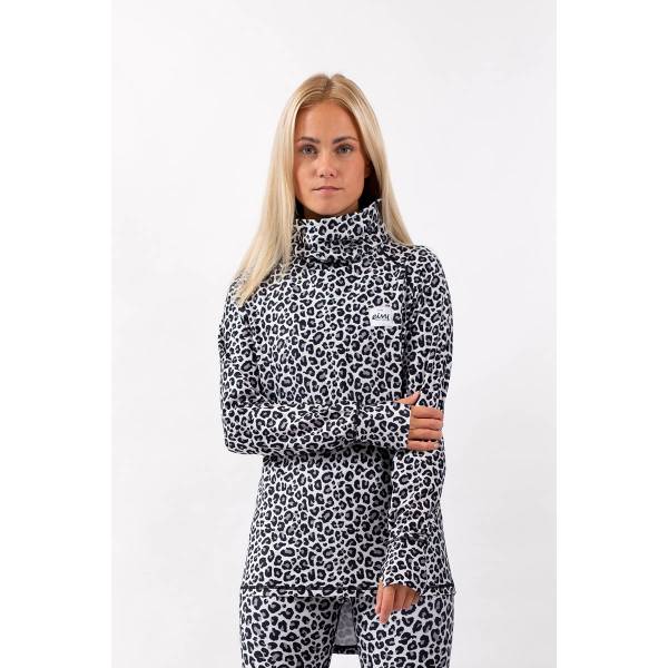 Eivy Icecold Gaiter Top Funktions Shirt Snow Leopard