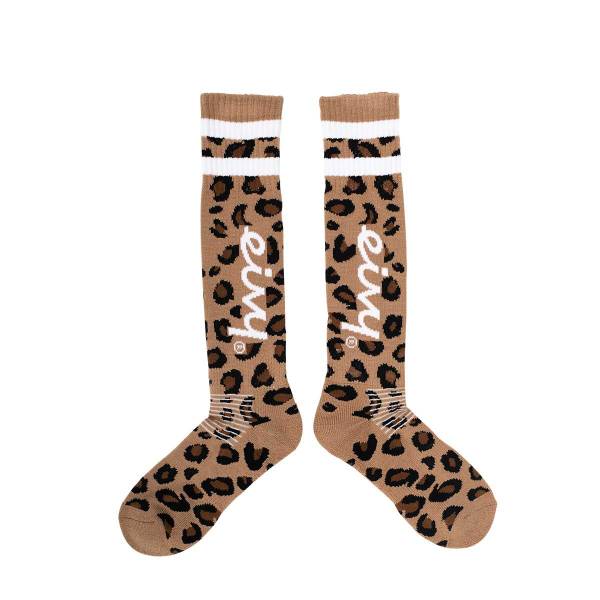 Eivy Cheerleader Wool Socks Damen Ski- / Snowboard Socken Leopard