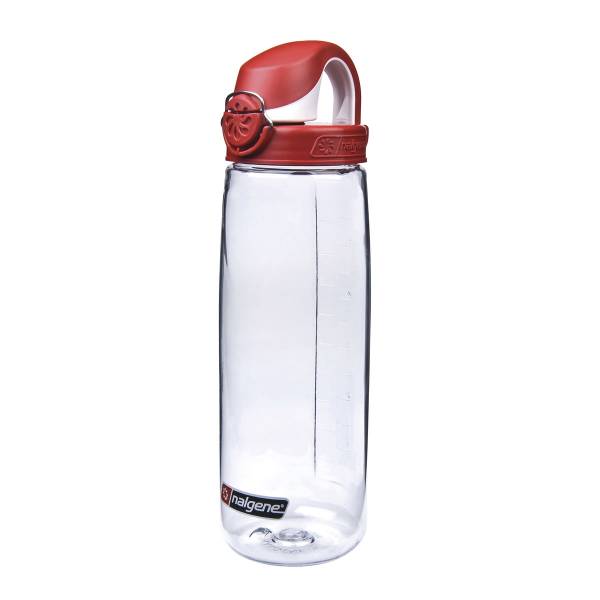 Nalgene Everyday OTF 0,65L Trink Flasche Transparent / Red